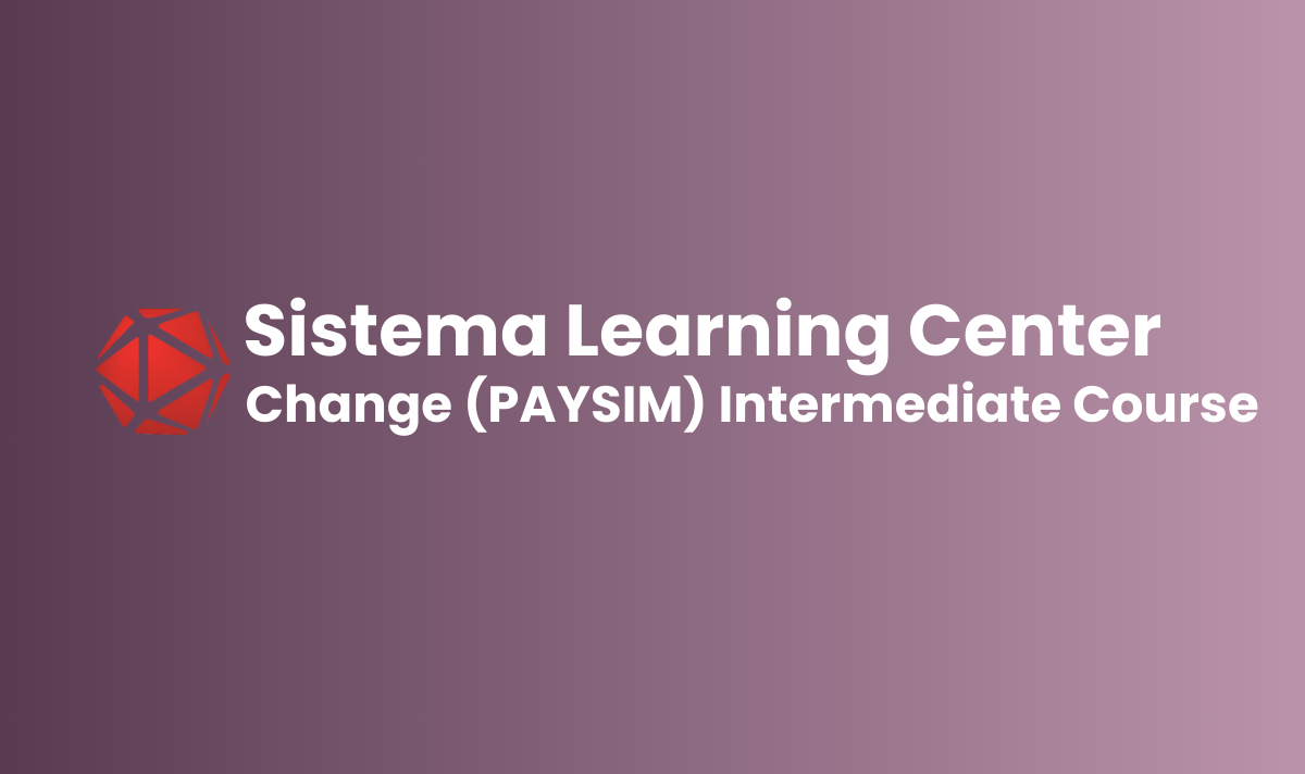 PAYsim (FINsim) Intermediate Course